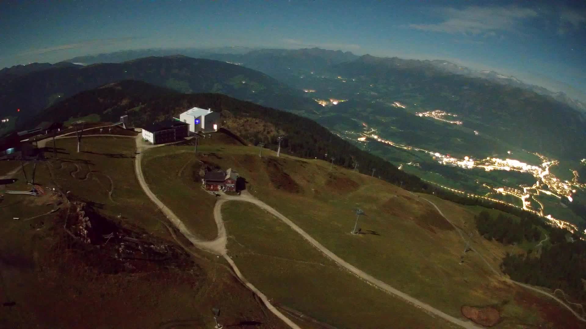 Kronplatz peak Ski resort | view to Bruneck