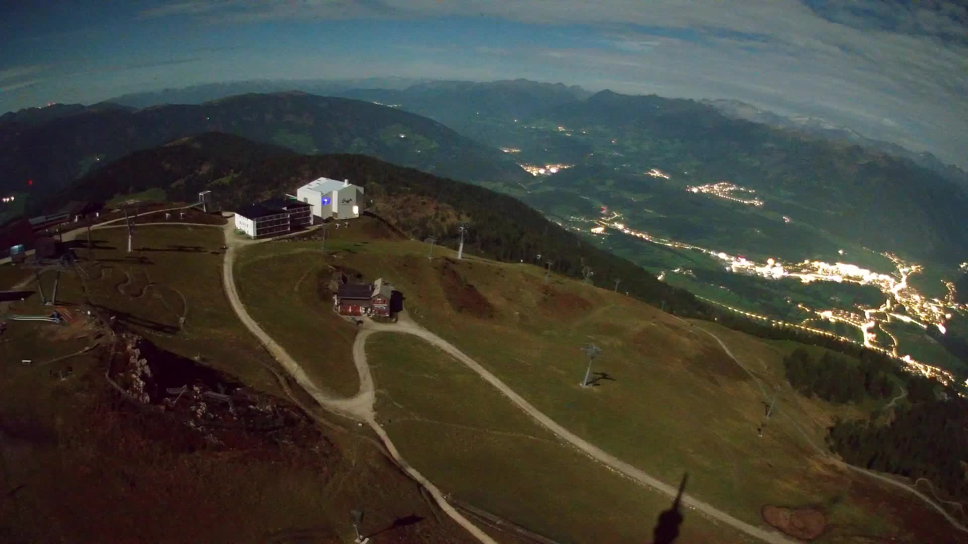 Kronplatz peak Ski resort | view to Bruneck