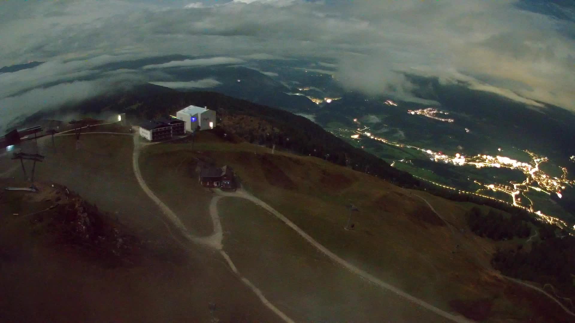 Kronplatz peak Ski resort | view to Bruneck