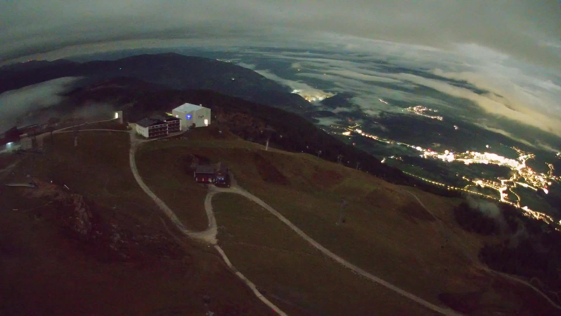 Kronplatz peak Ski resort | view to Bruneck