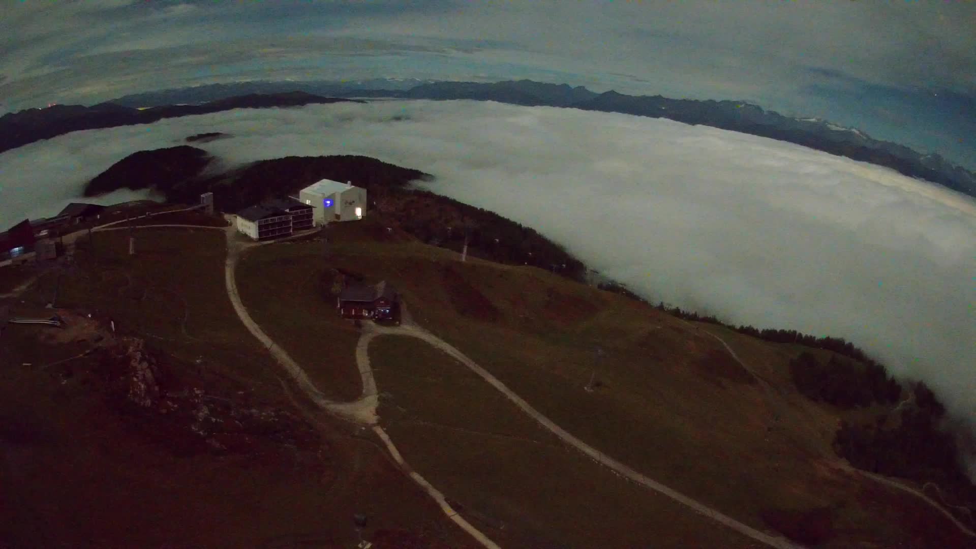 Skigebiet Kronplatz Gipfel | Blick auf Bruneck