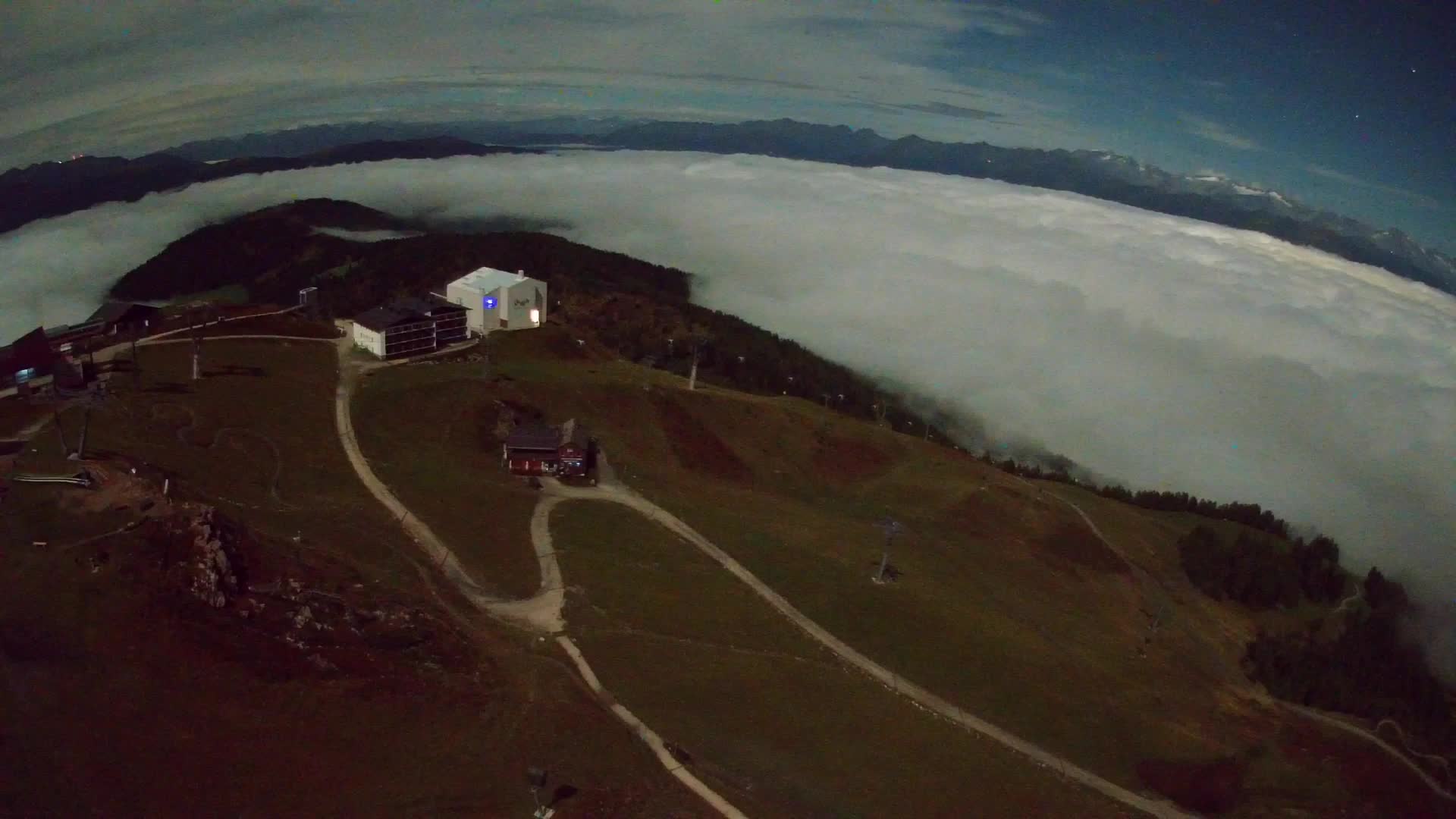 Kronplatz peak Ski resort | view to Bruneck