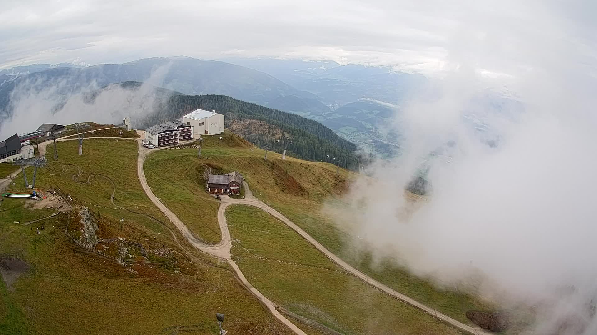 Smučišče Kronplatz – vrh | pogled na Bruneck