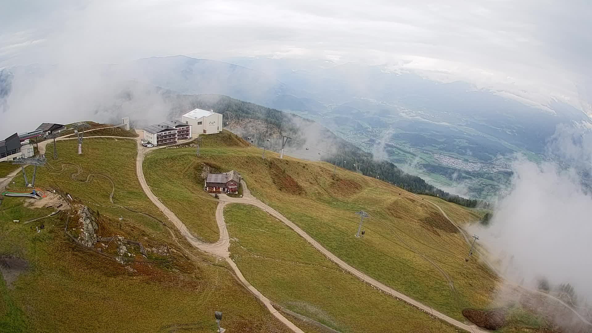 Smučišče Kronplatz – vrh | pogled na Bruneck