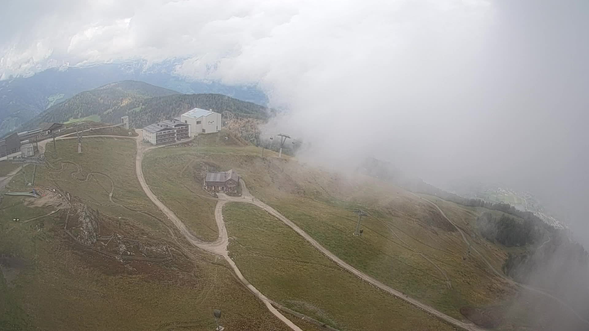 Smučišče Kronplatz – vrh | pogled na Bruneck