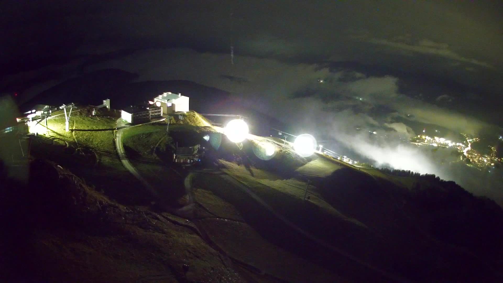 Kronplatz peak Ski resort | view to Bruneck