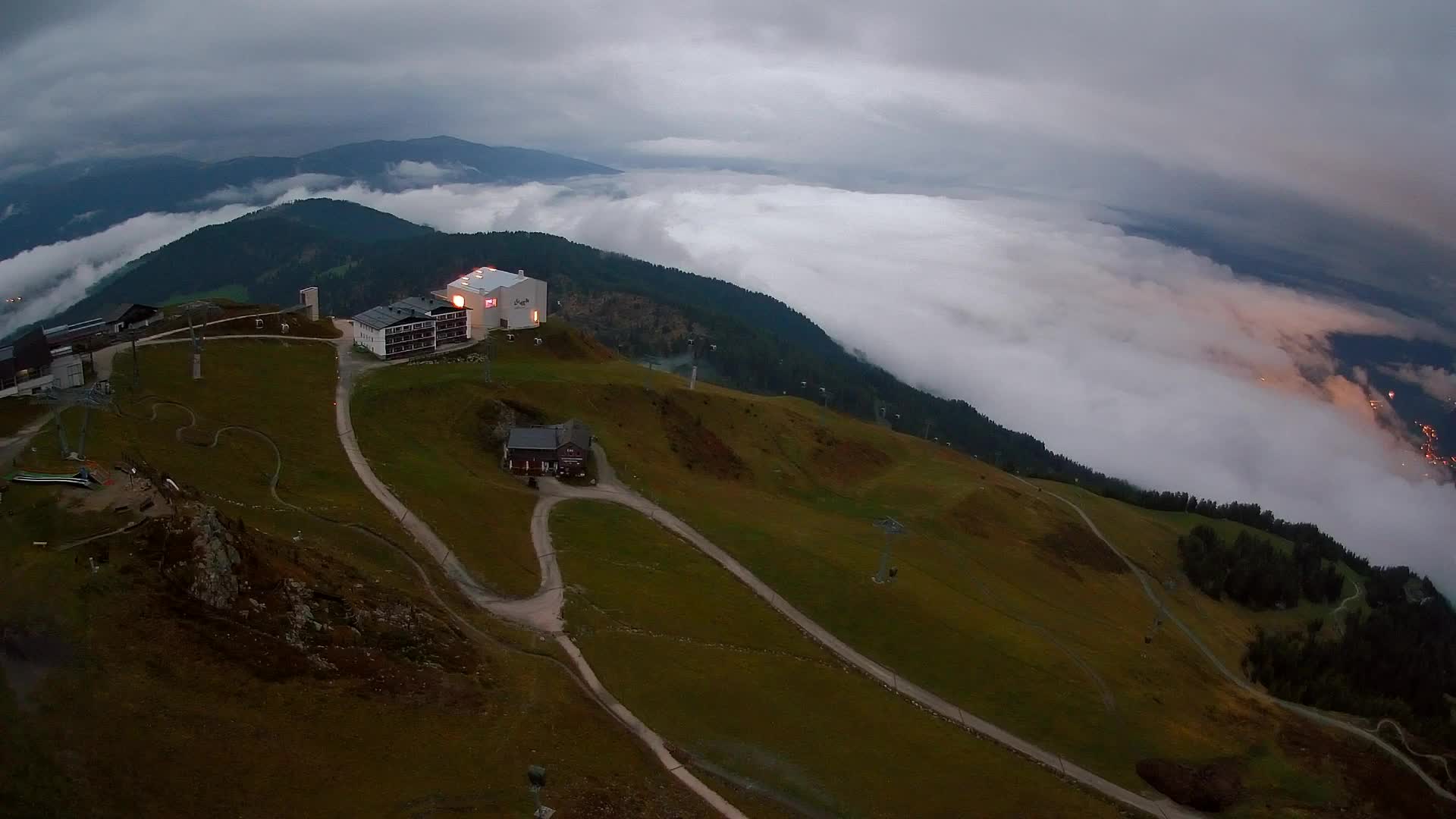 Smučišče Kronplatz – vrh | pogled na Bruneck
