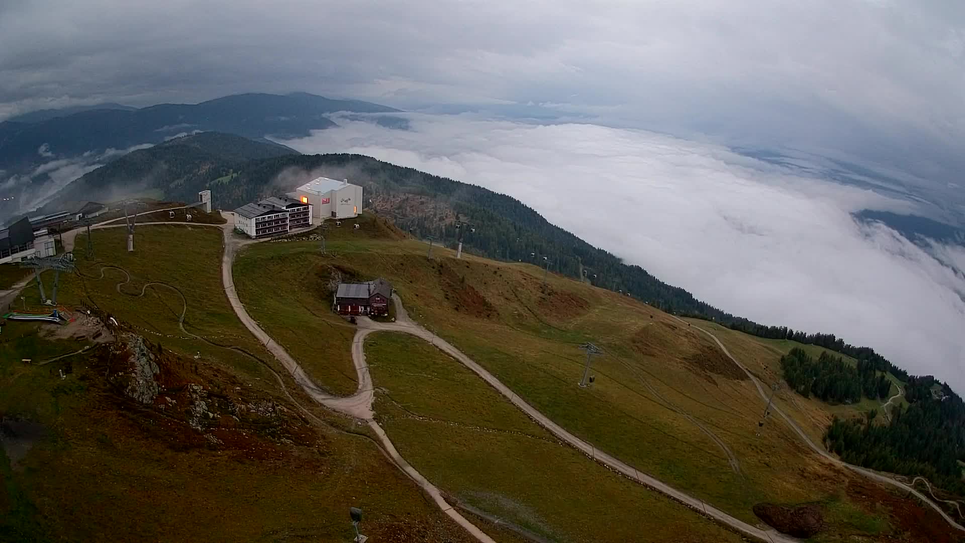 Smučišče Kronplatz – vrh | pogled na Bruneck