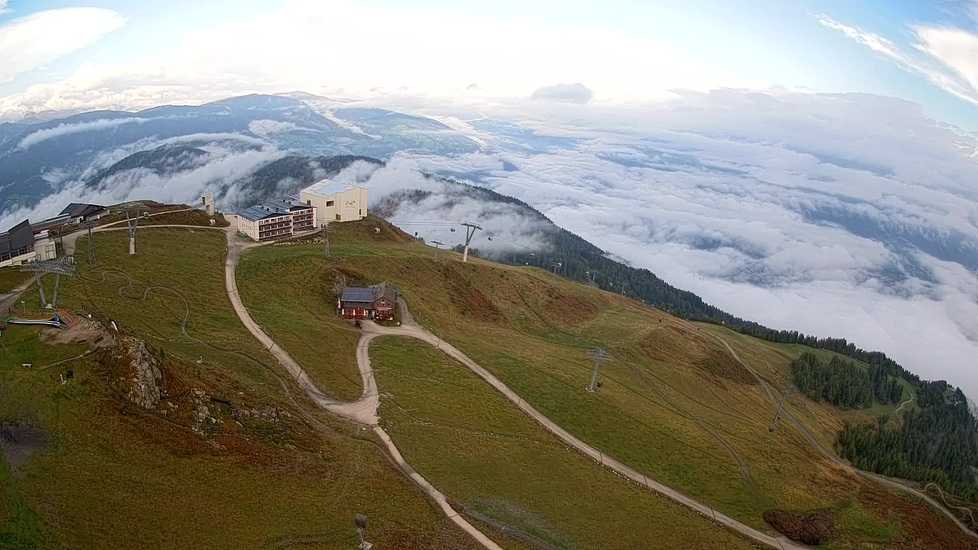 Smučišče Kronplatz – vrh | pogled na Bruneck