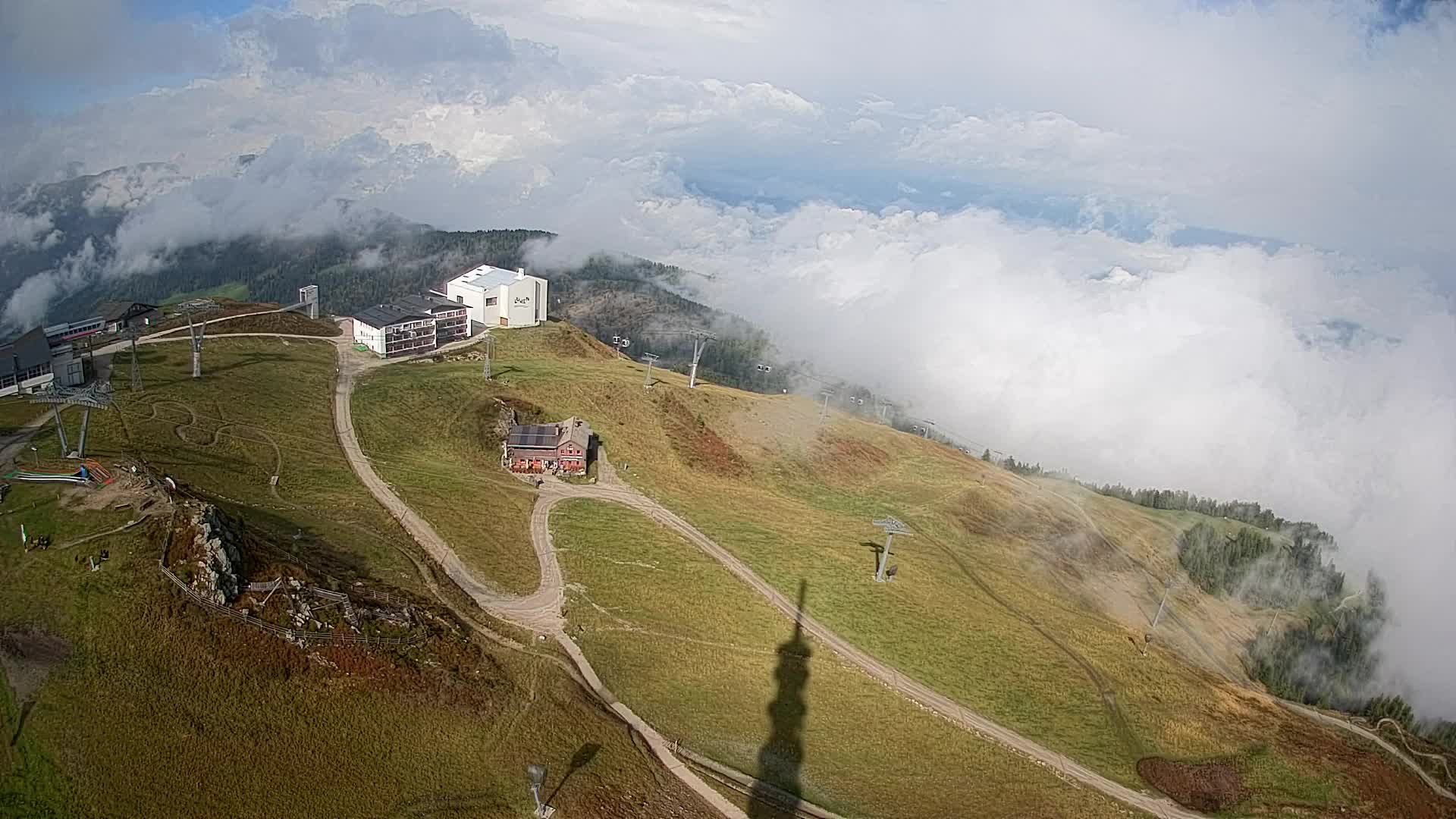 Smučišče Kronplatz – vrh | pogled na Bruneck