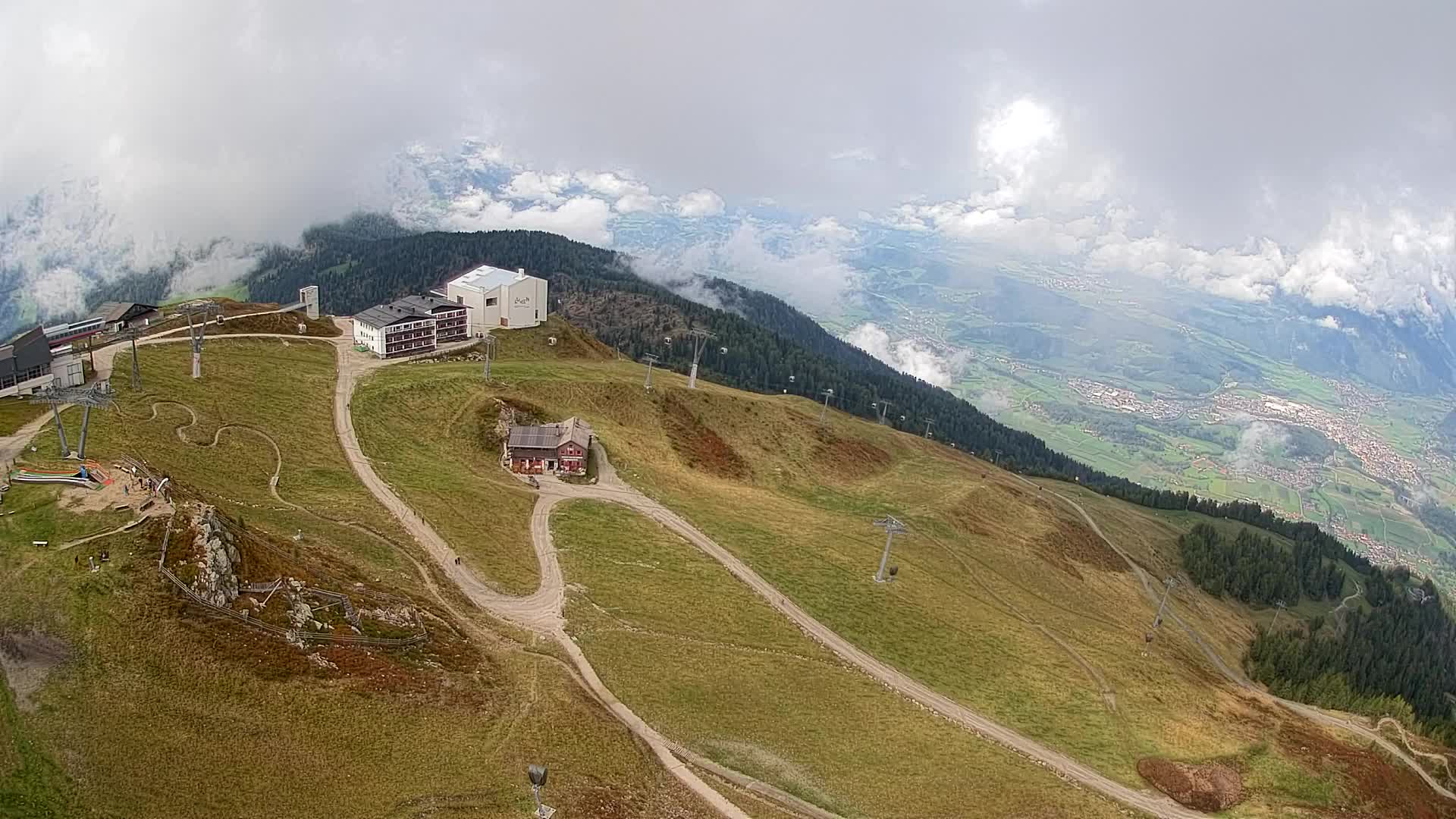 Smučišče Kronplatz – vrh | pogled na Bruneck