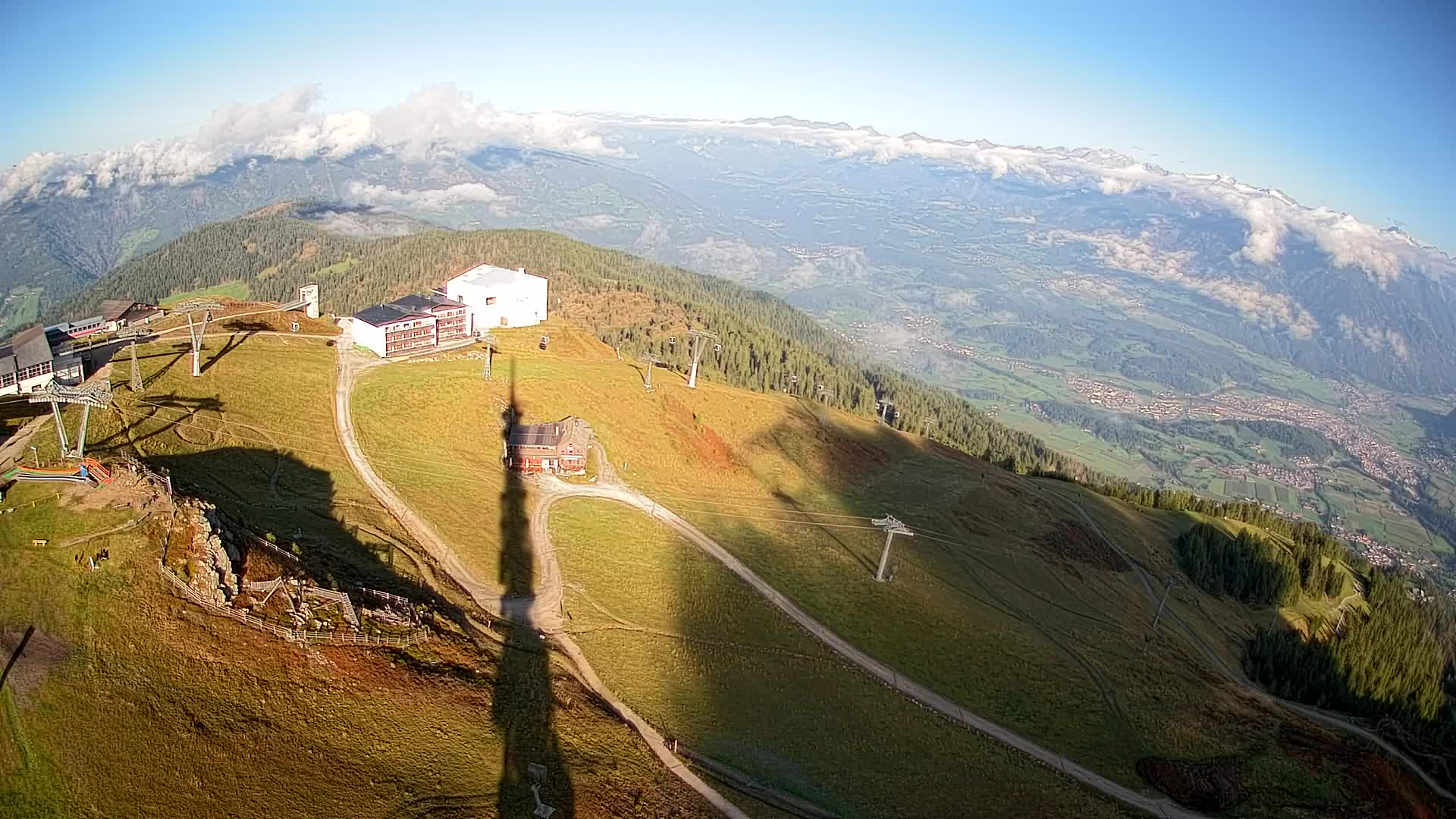 Stazione sciistica di Plan de Corones | vista su Brunico