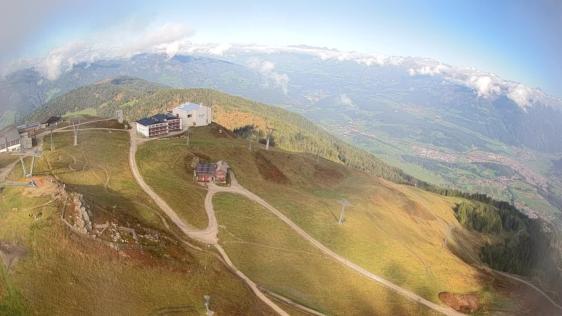 Smučišče Kronplatz – vrh | pogled na Bruneck