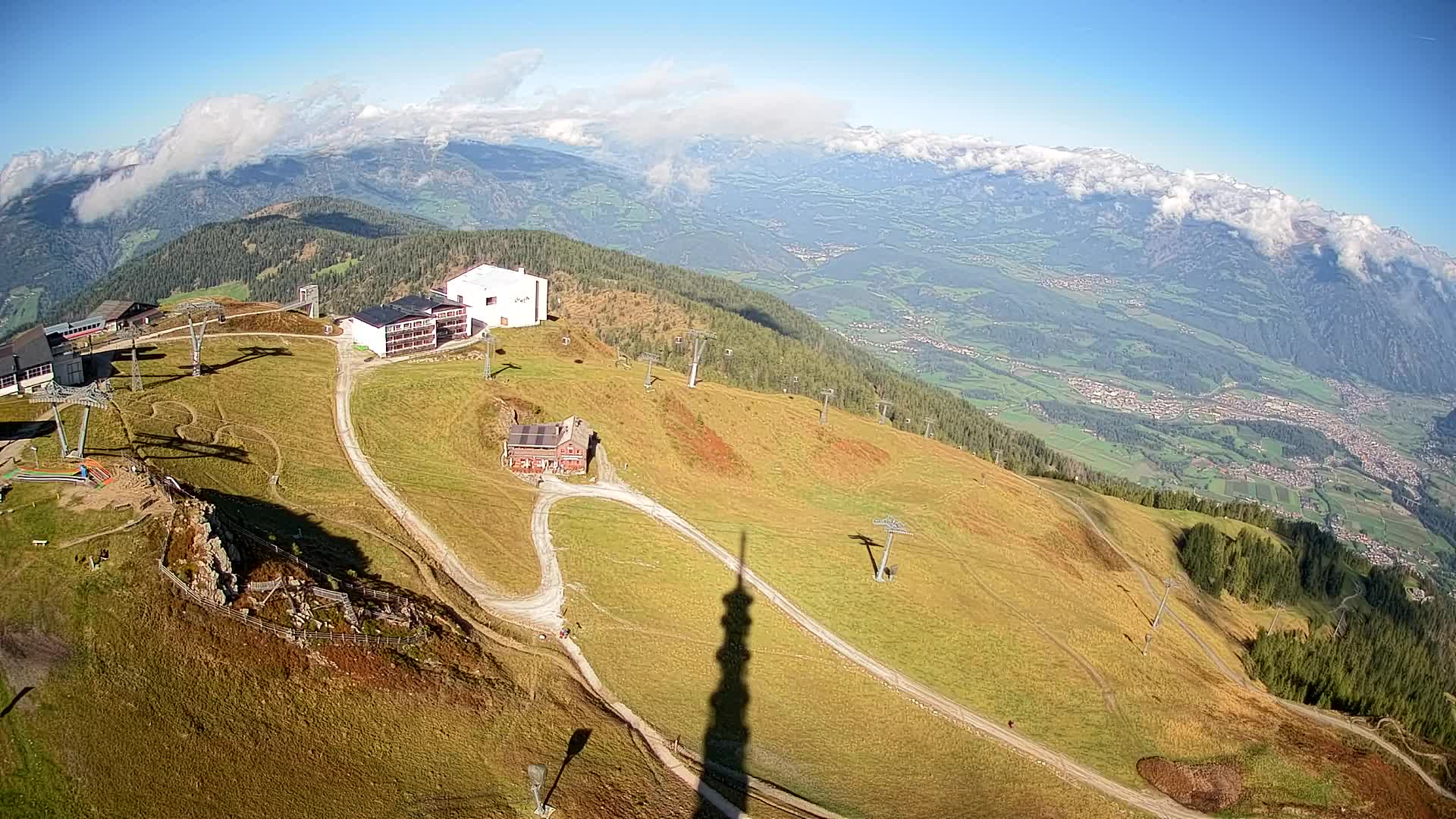 Kronplatz peak Ski resort | view to Bruneck