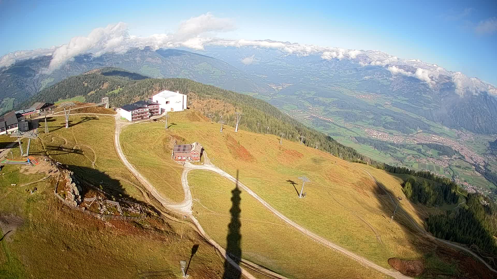 Kronplatz peak Ski resort | view to Bruneck