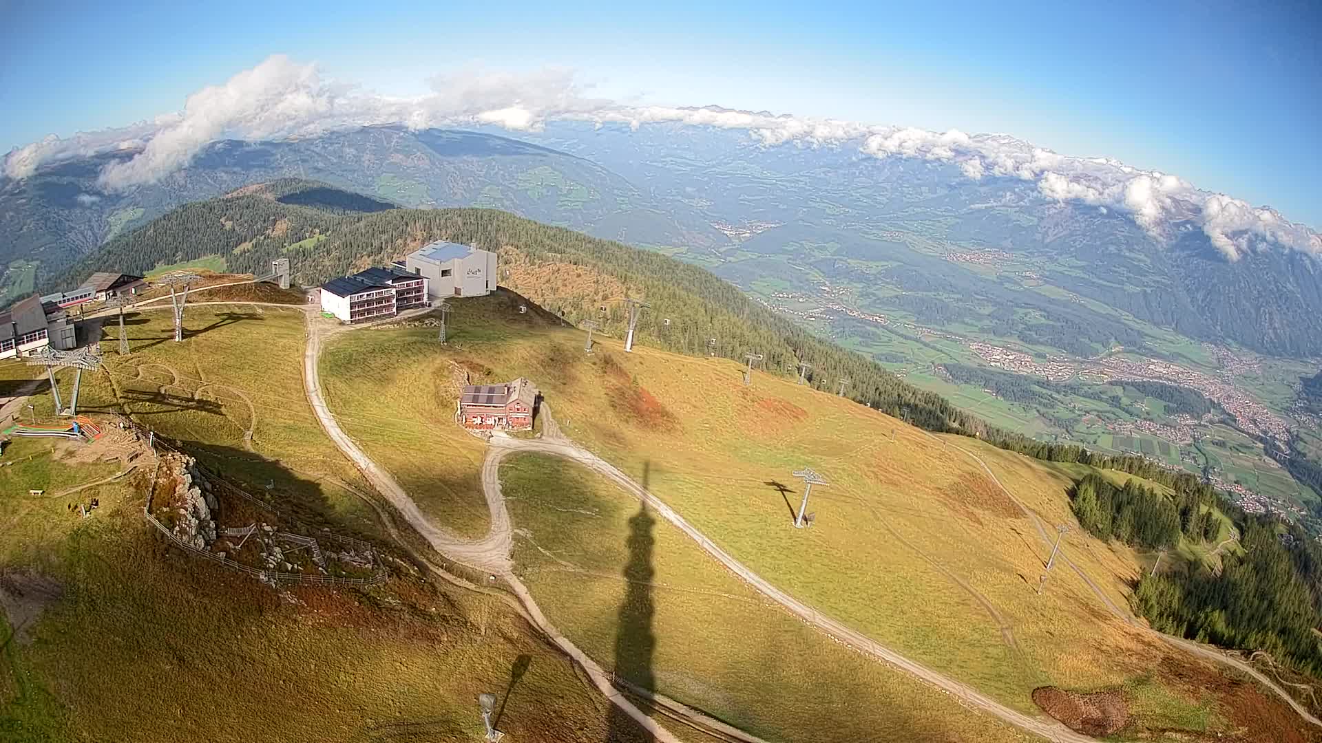 Kronplatz peak Ski resort | view to Bruneck