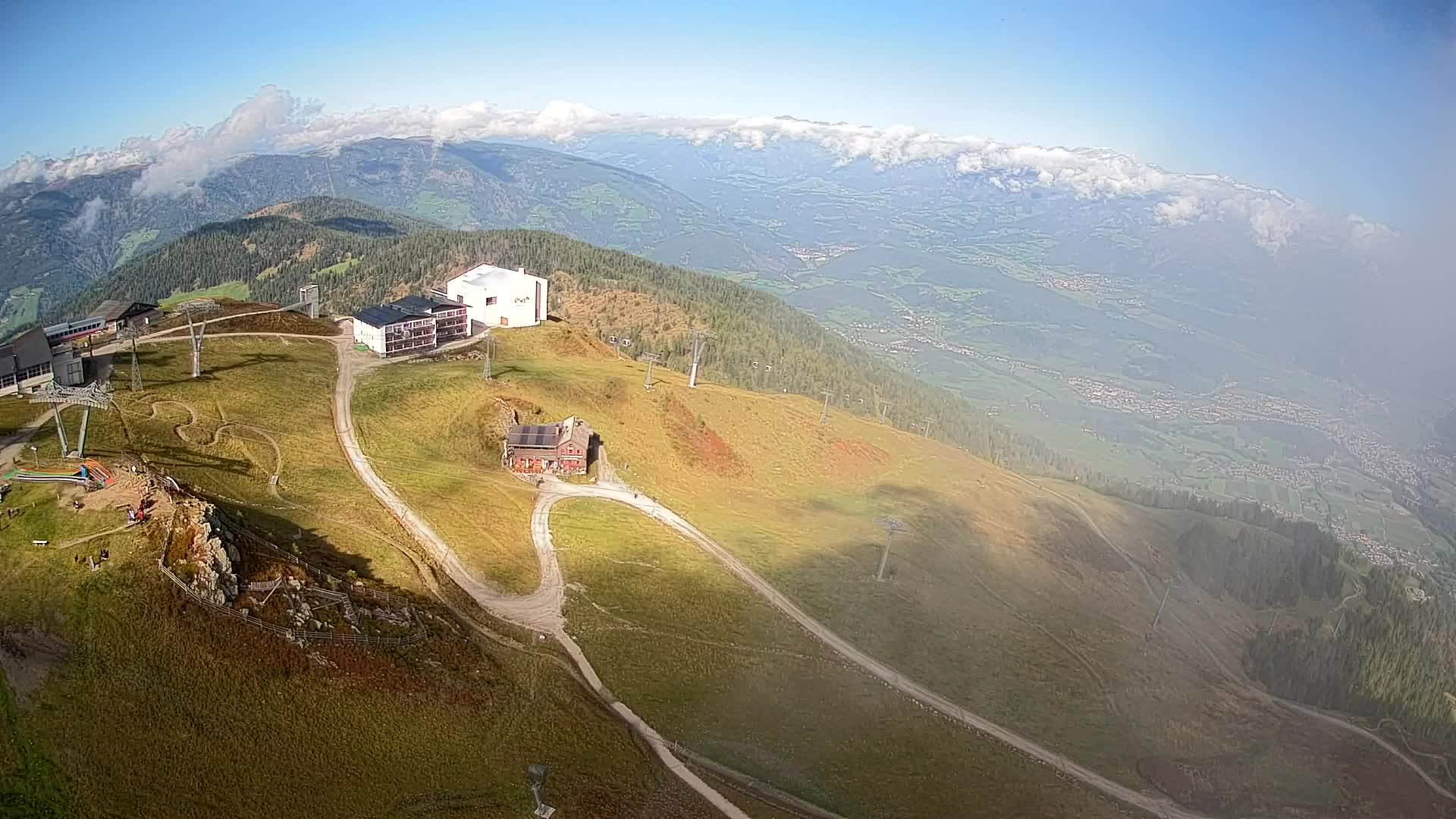 Stazione sciistica di Plan de Corones | vista su Brunico