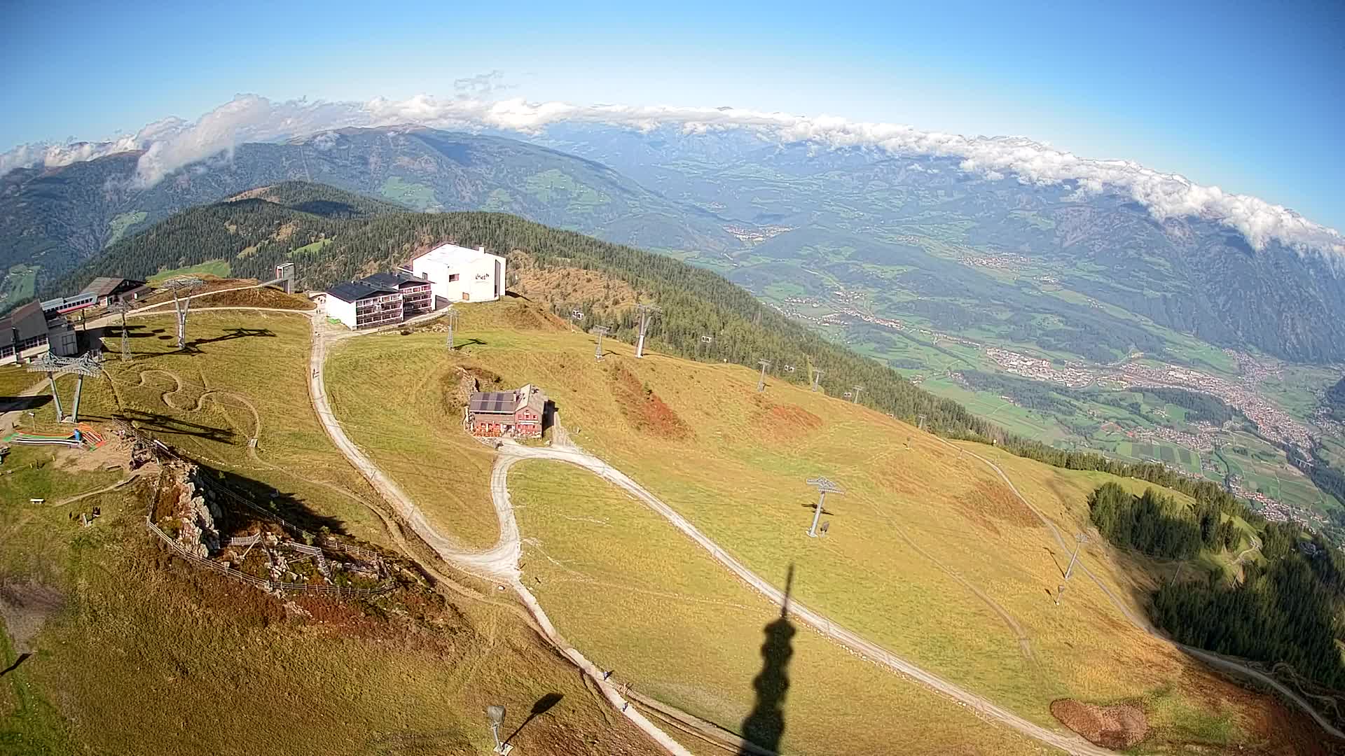 Stazione sciistica di Plan de Corones | vista su Brunico