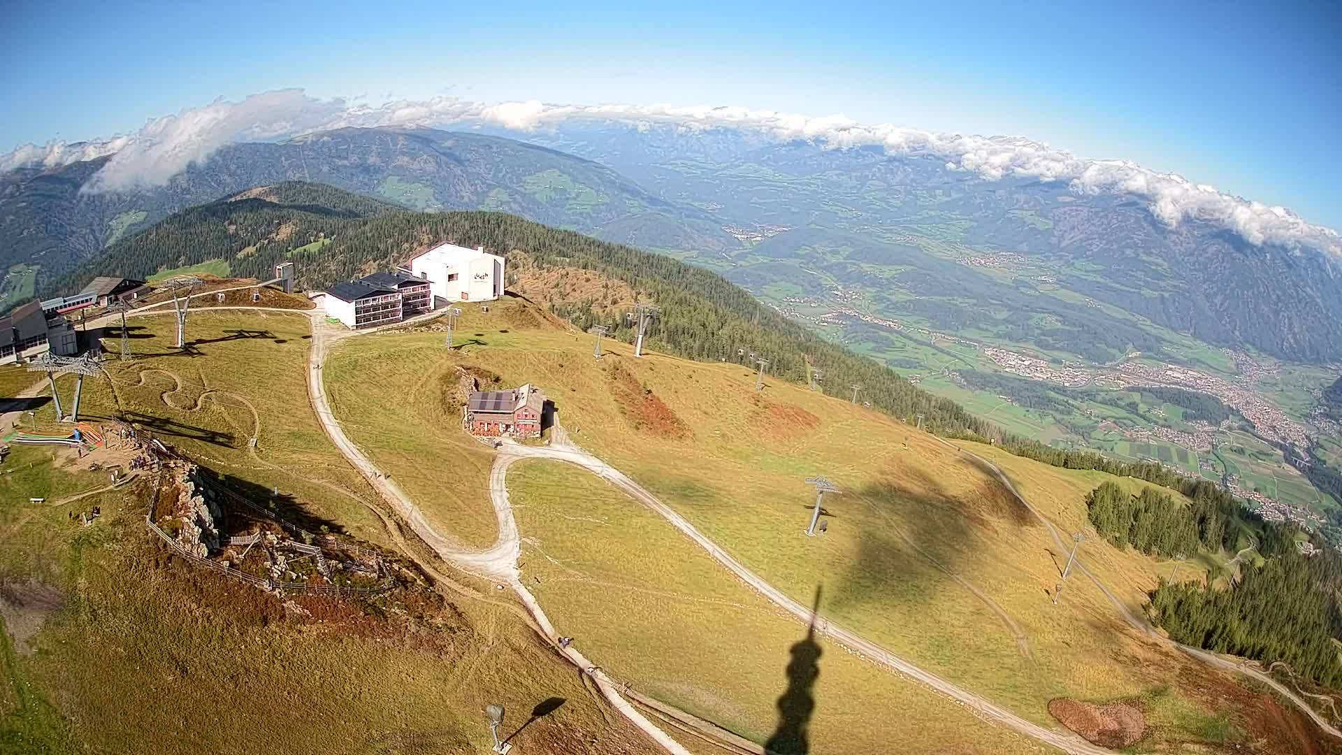 Stazione sciistica di Plan de Corones | vista su Brunico