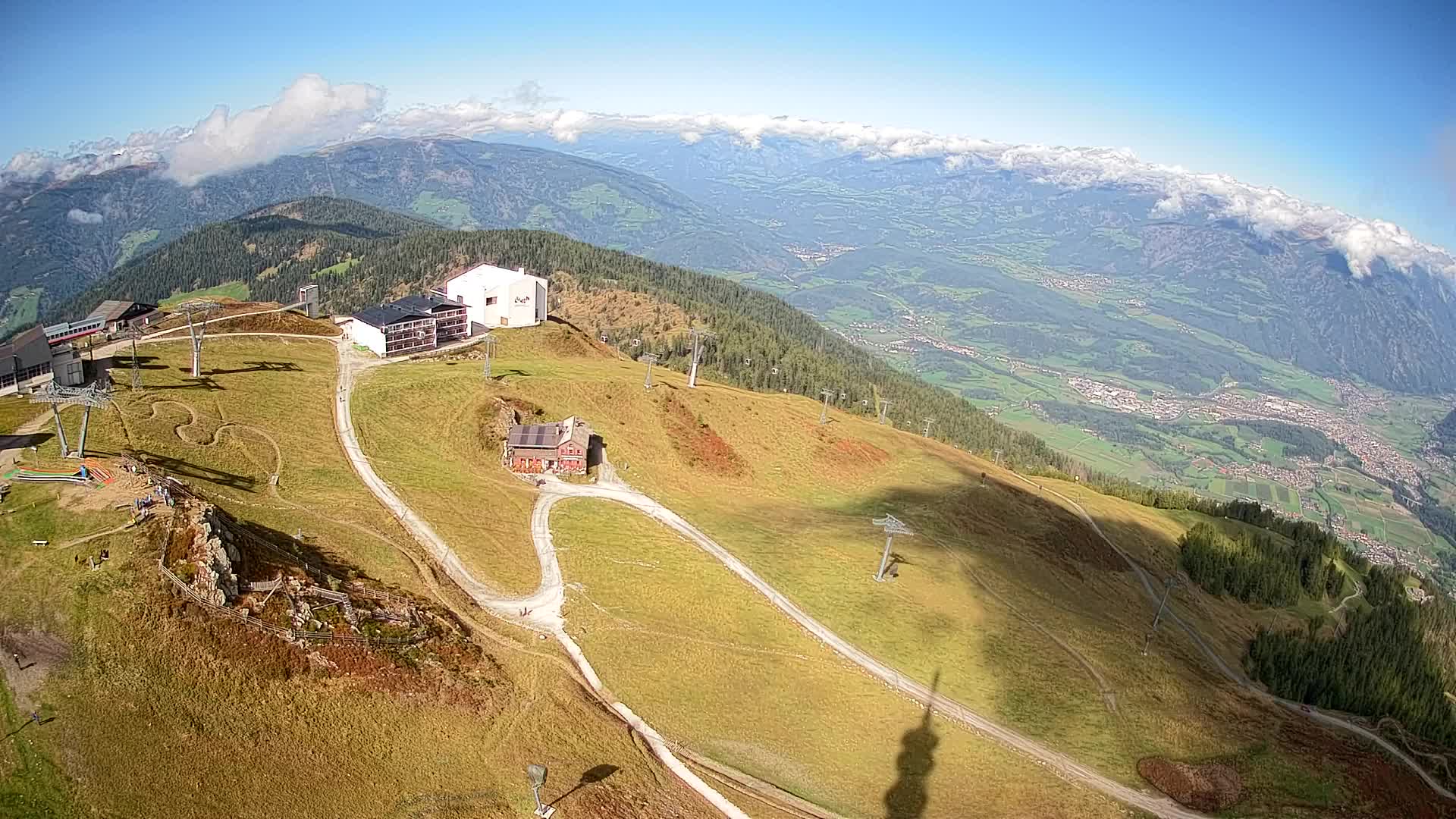 Kronplatz peak Ski resort | view to Bruneck