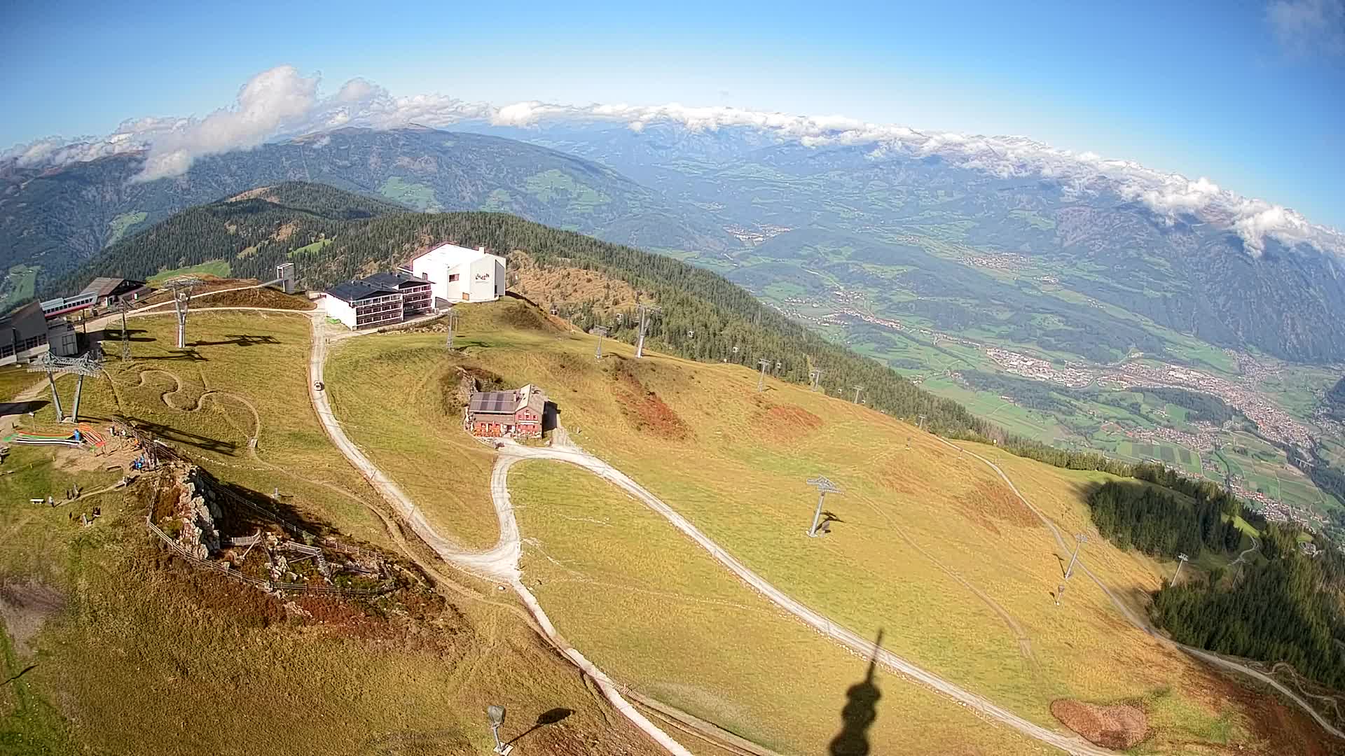 Smučišče Kronplatz – vrh | pogled na Bruneck