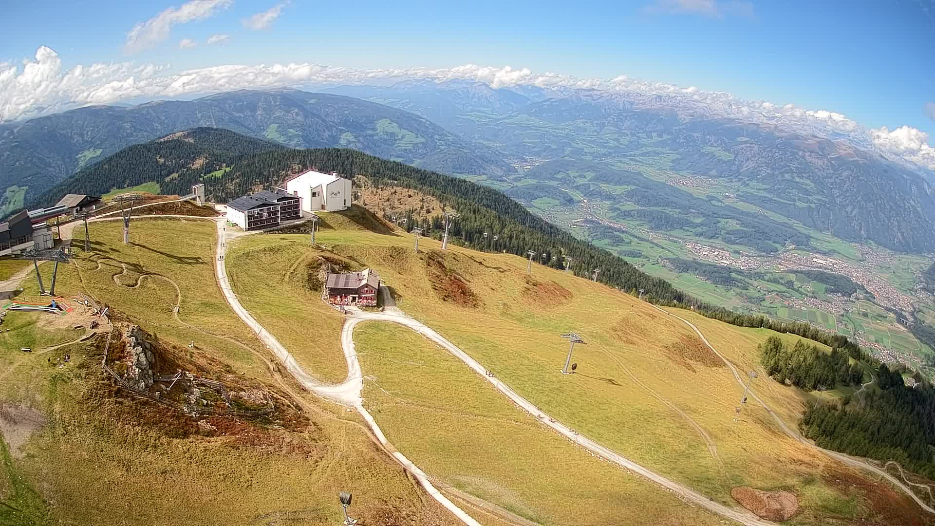 Smučišče Kronplatz – vrh | pogled na Bruneck