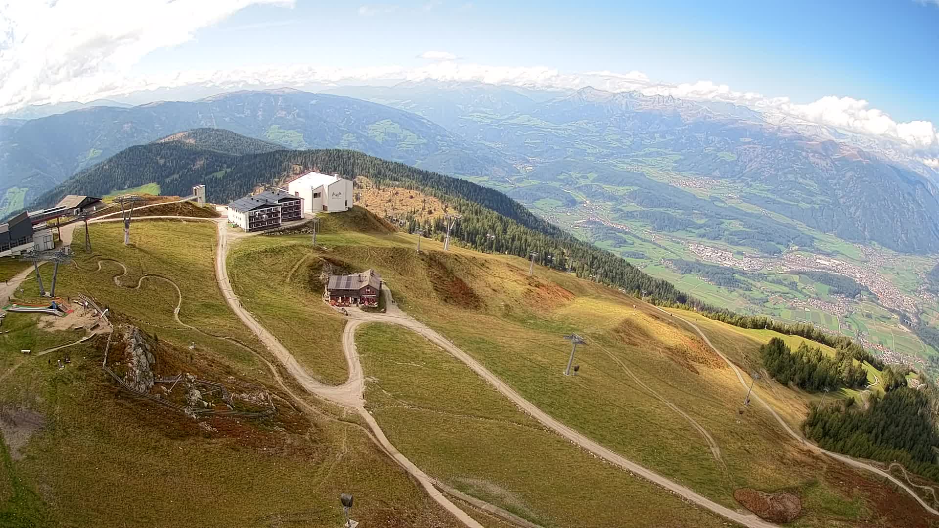 Kronplatz peak Ski resort | view to Bruneck