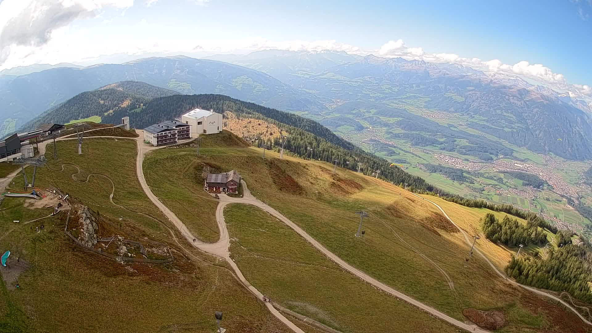Stazione sciistica di Plan de Corones | vista su Brunico
