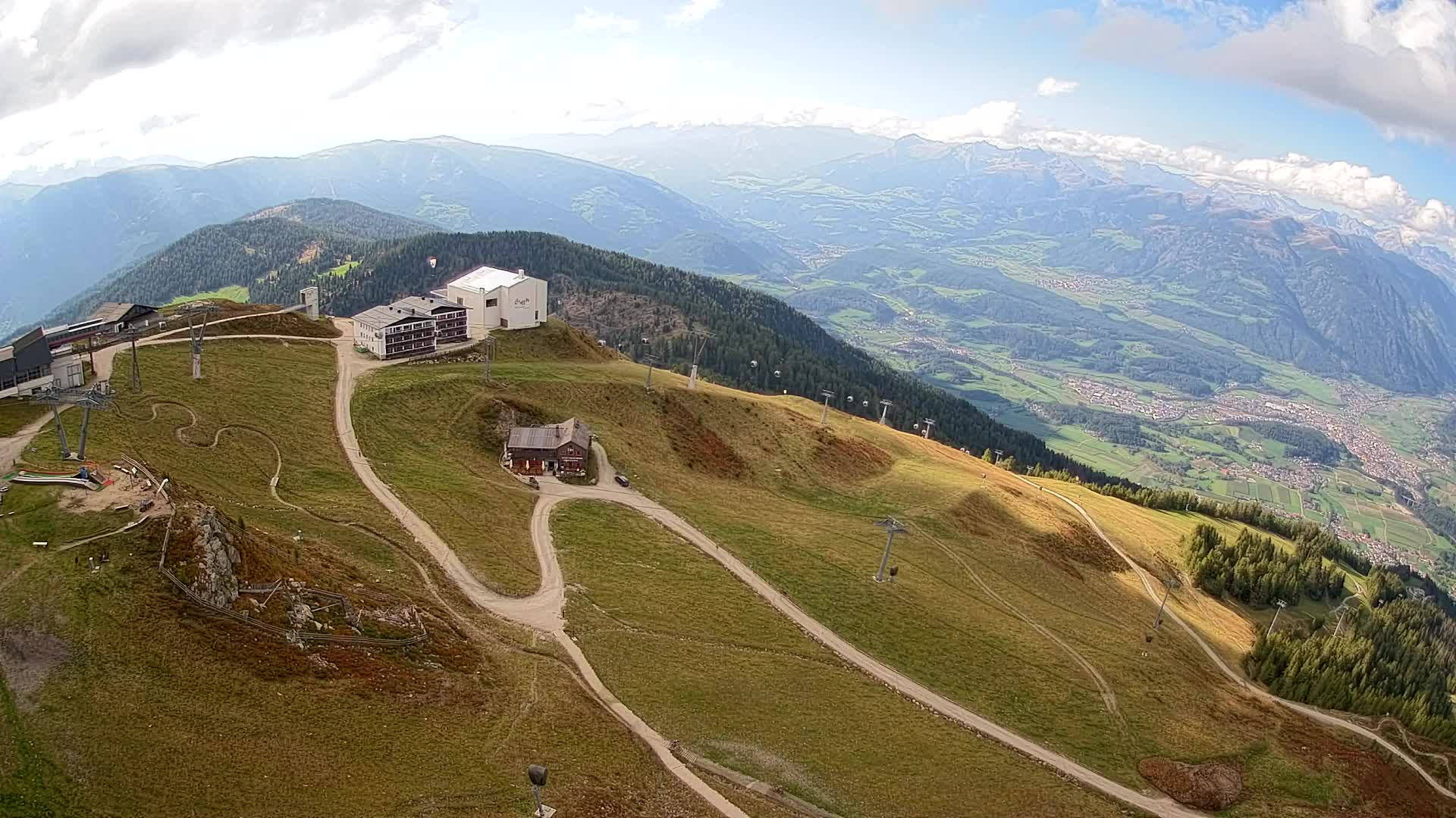 Kronplatz peak Ski resort | view to Bruneck