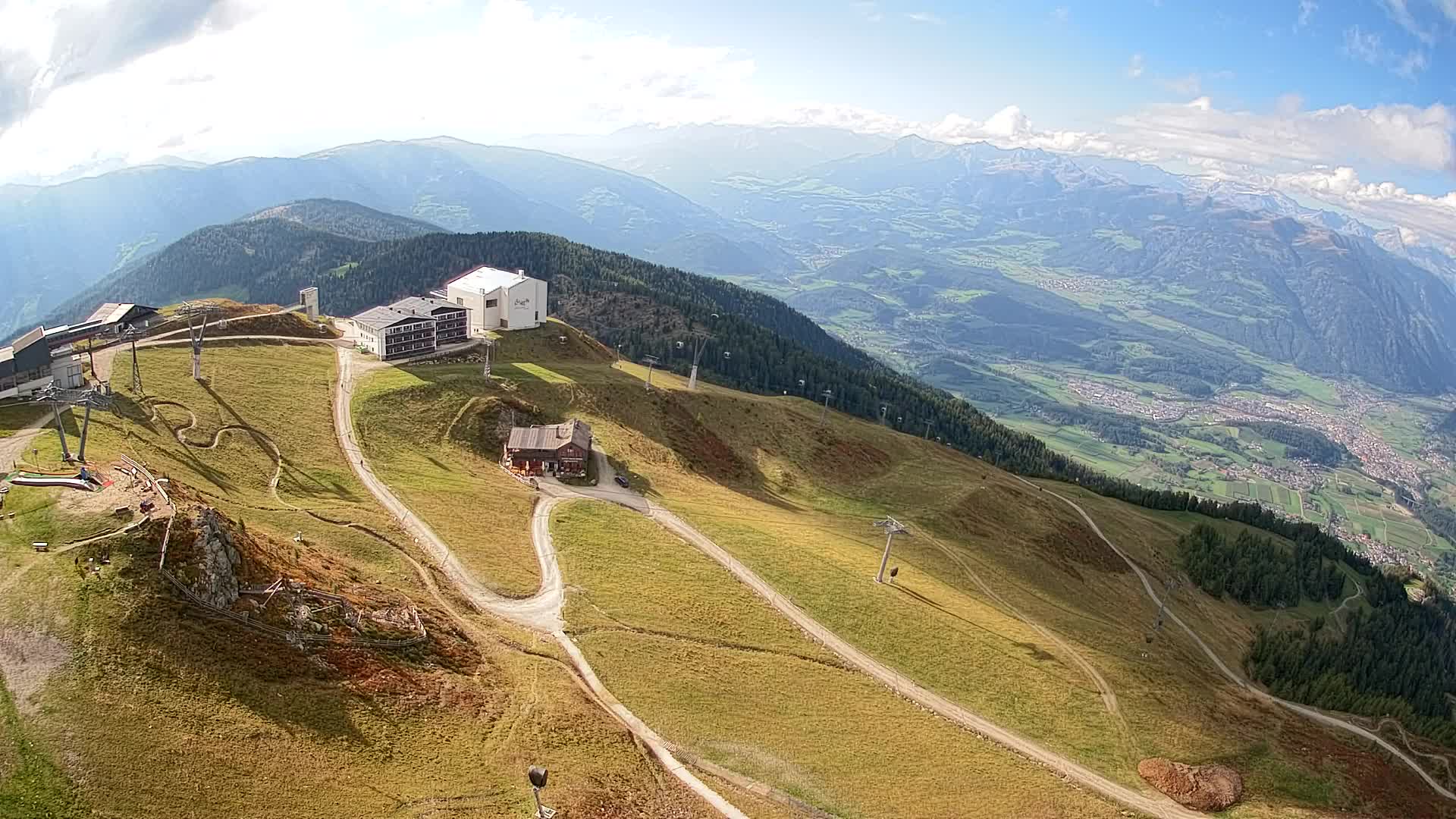 Smučišče Kronplatz – vrh | pogled na Bruneck