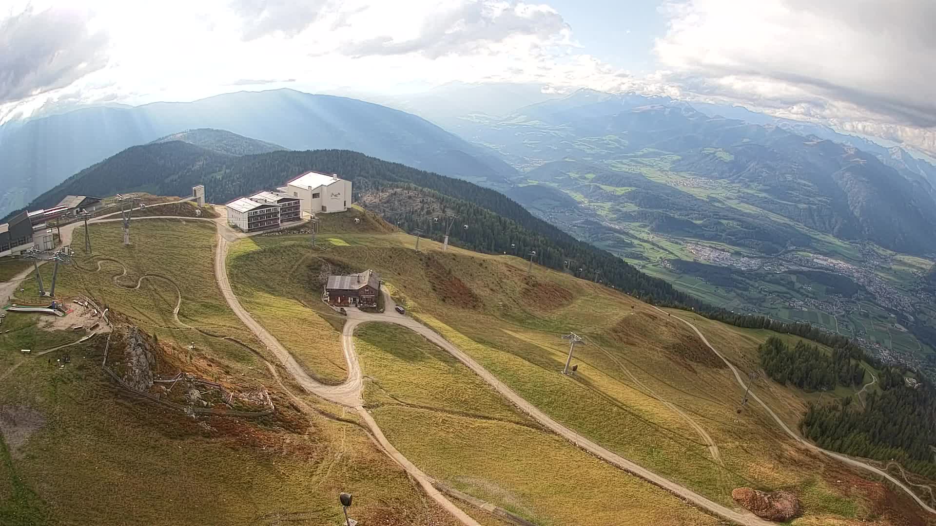 Kronplatz peak Ski resort | view to Bruneck