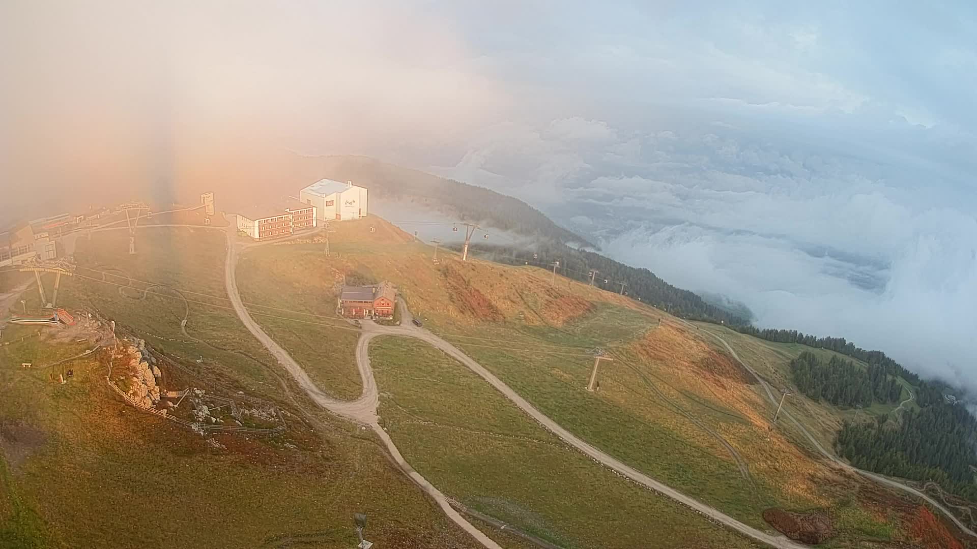 Smučišče Kronplatz – vrh | pogled na Bruneck
