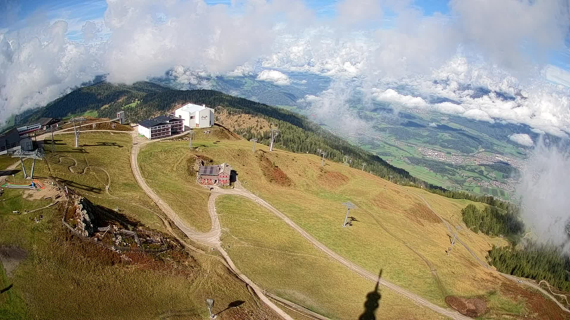 Stazione sciistica di Plan de Corones | vista su Brunico