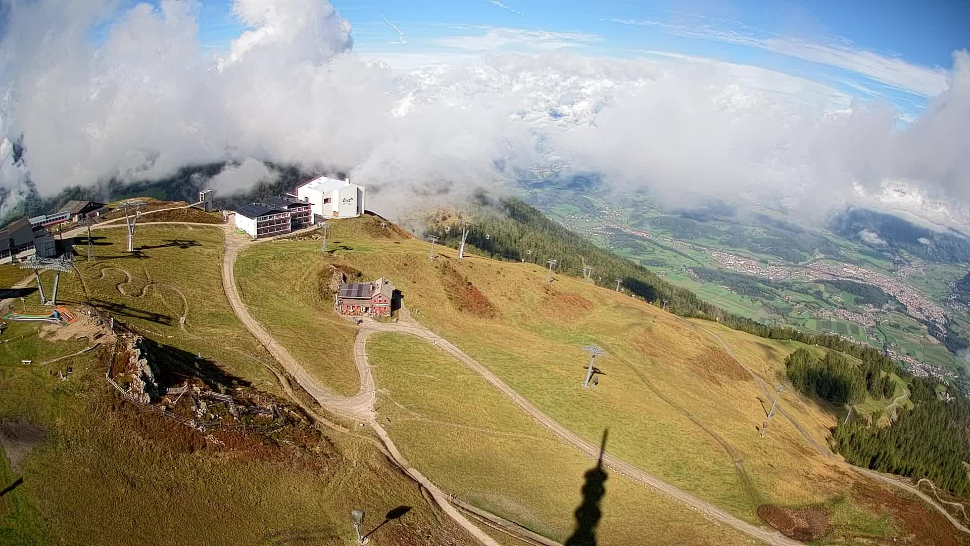 Stazione sciistica di Plan de Corones | vista su Brunico