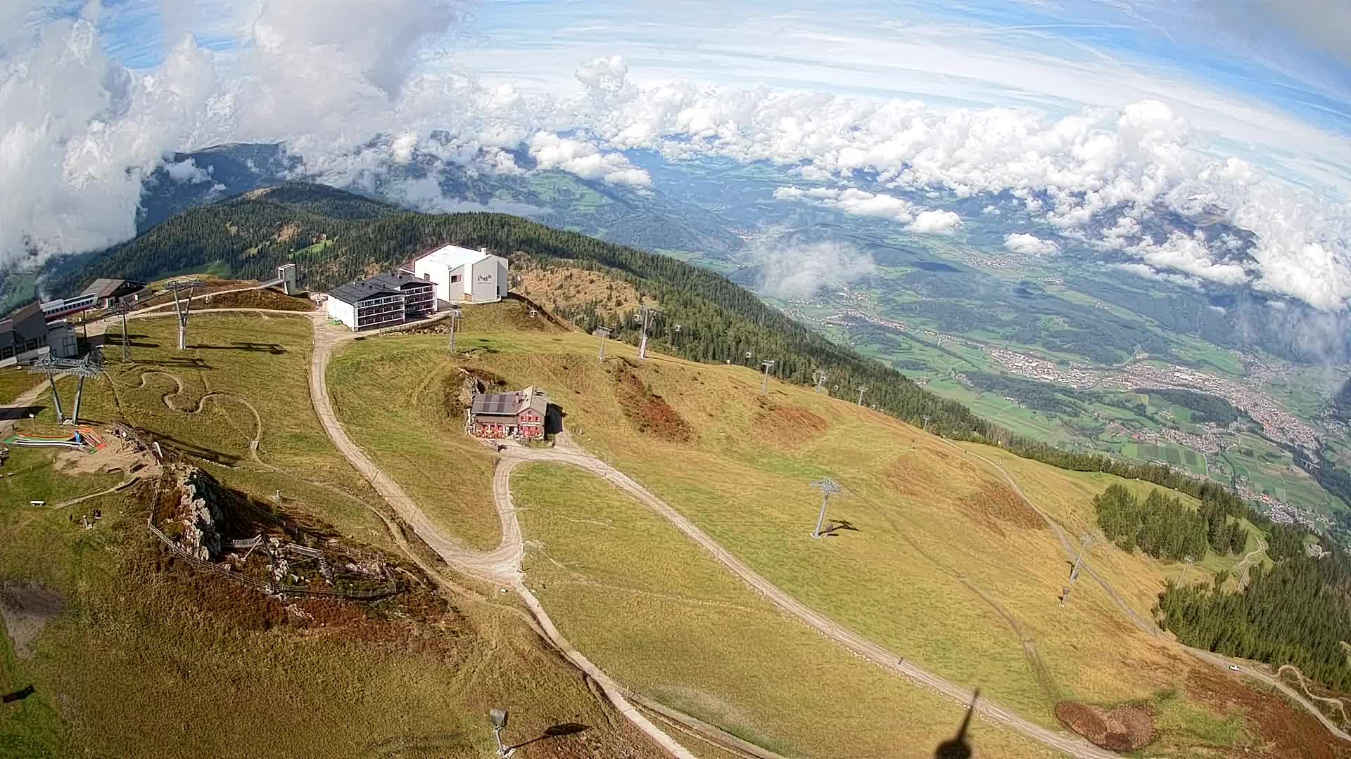 Smučišče Kronplatz – vrh | pogled na Bruneck