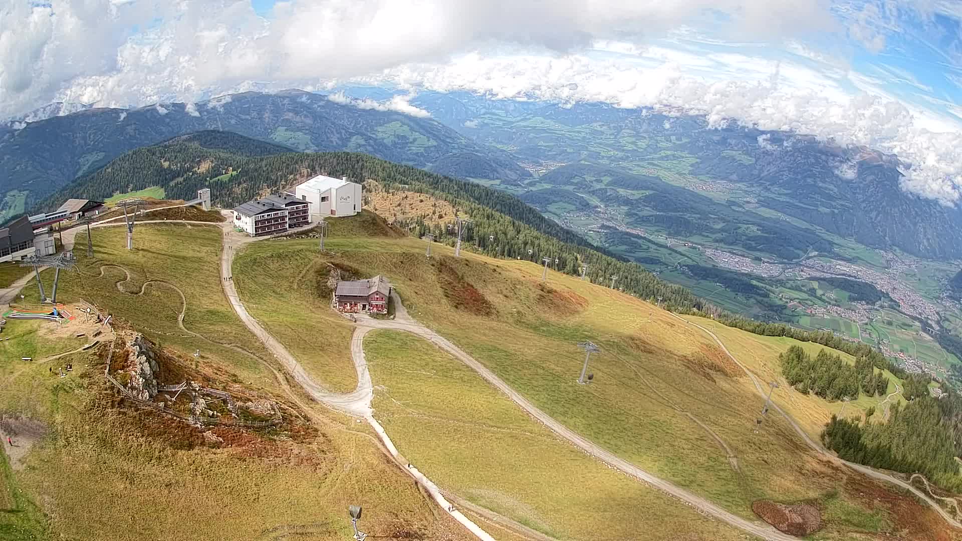Smučišče Kronplatz – vrh | pogled na Bruneck