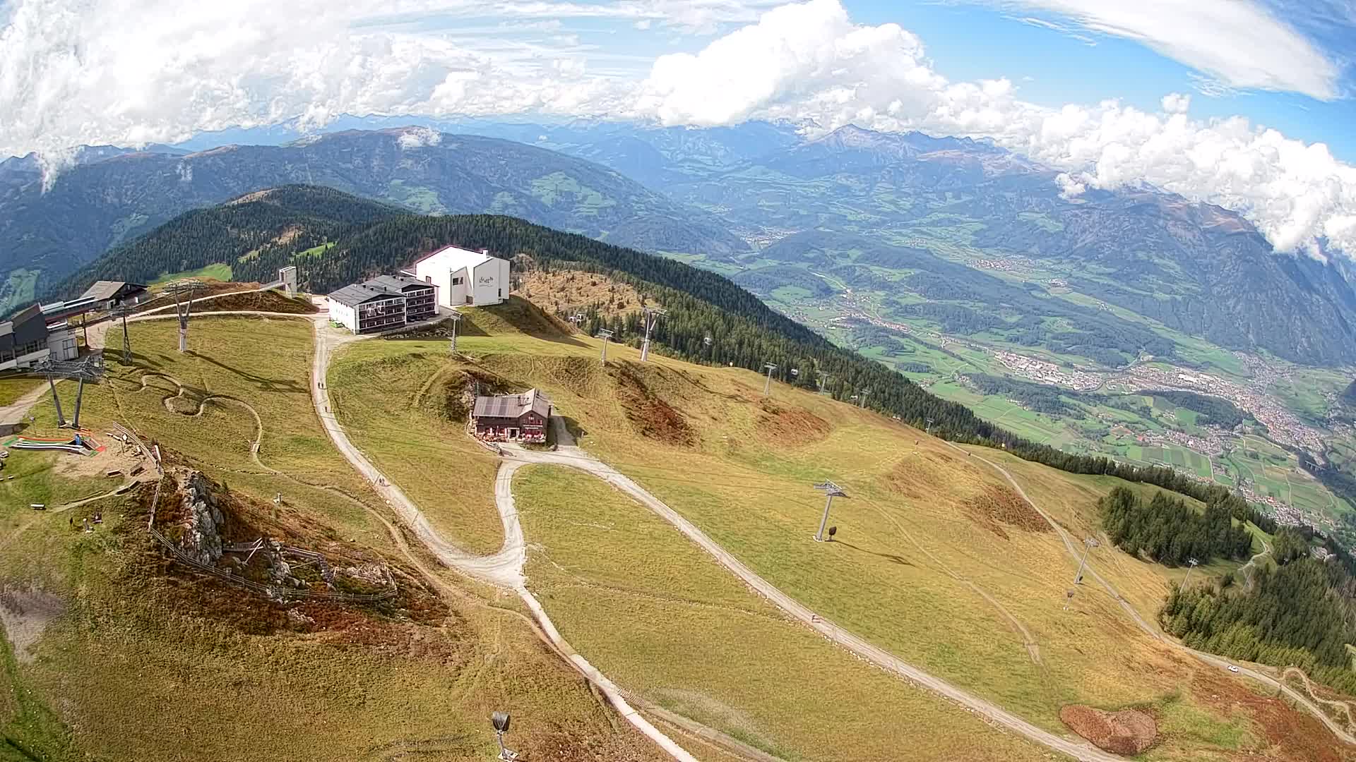 Smučišče Kronplatz – vrh | pogled na Bruneck