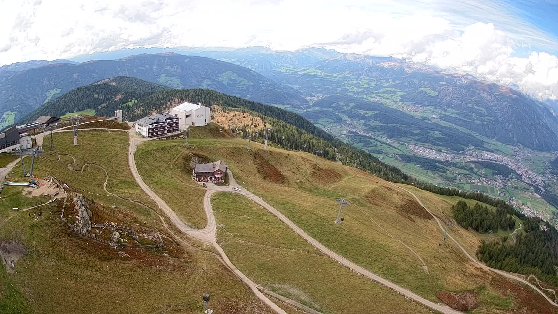 Kronplatz peak Ski resort | view to Bruneck