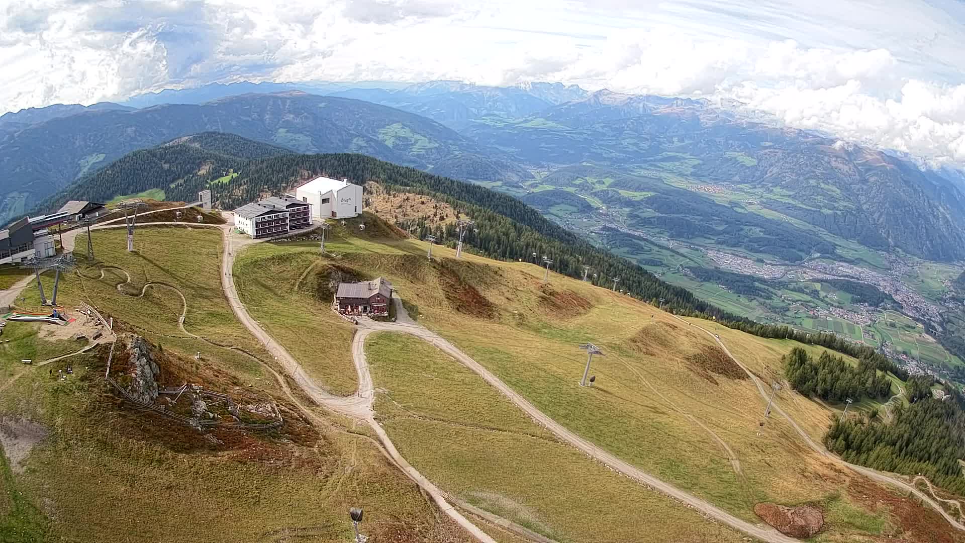 Smučišče Kronplatz – vrh | pogled na Bruneck