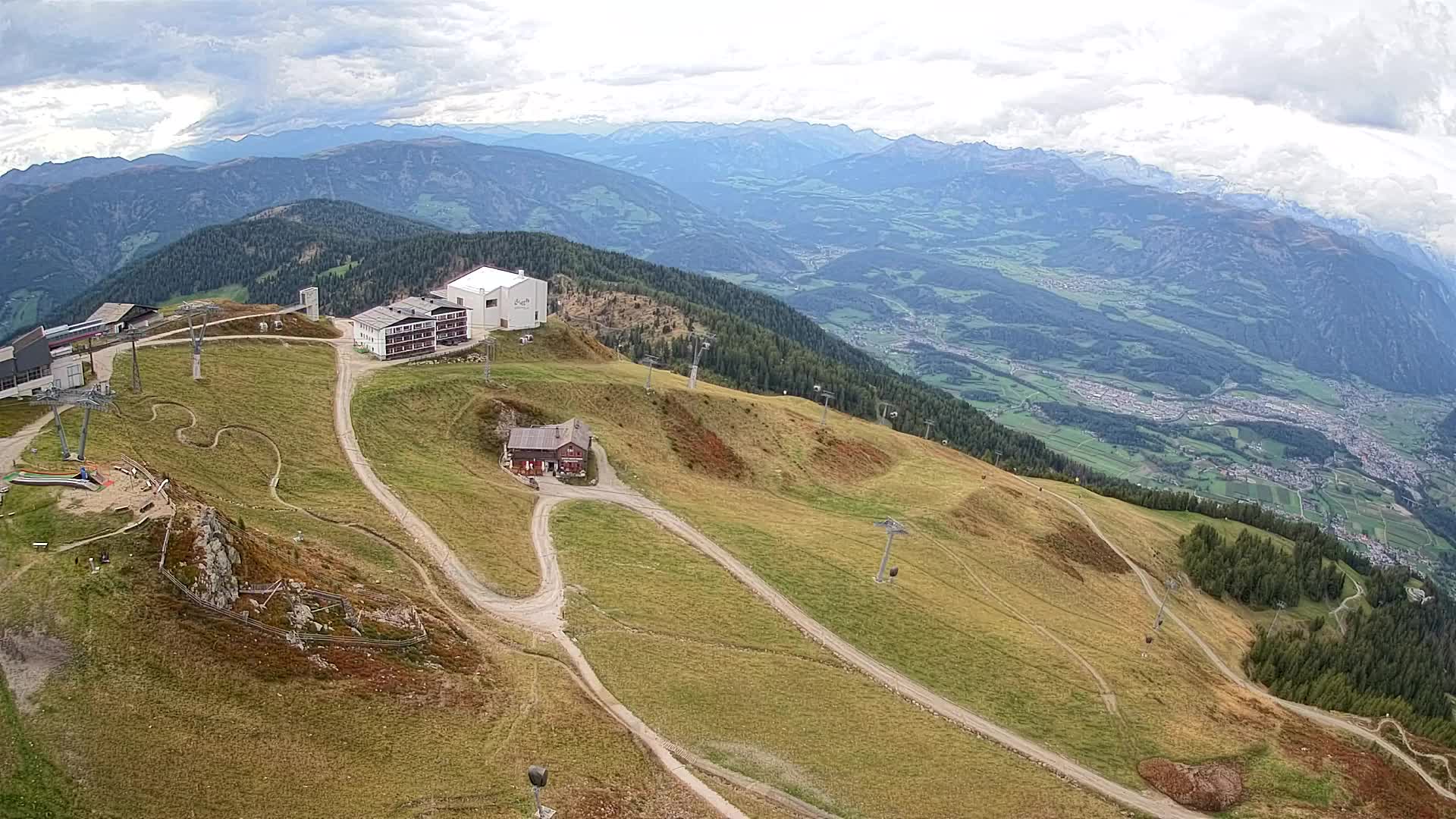 Smučišče Kronplatz – vrh | pogled na Bruneck