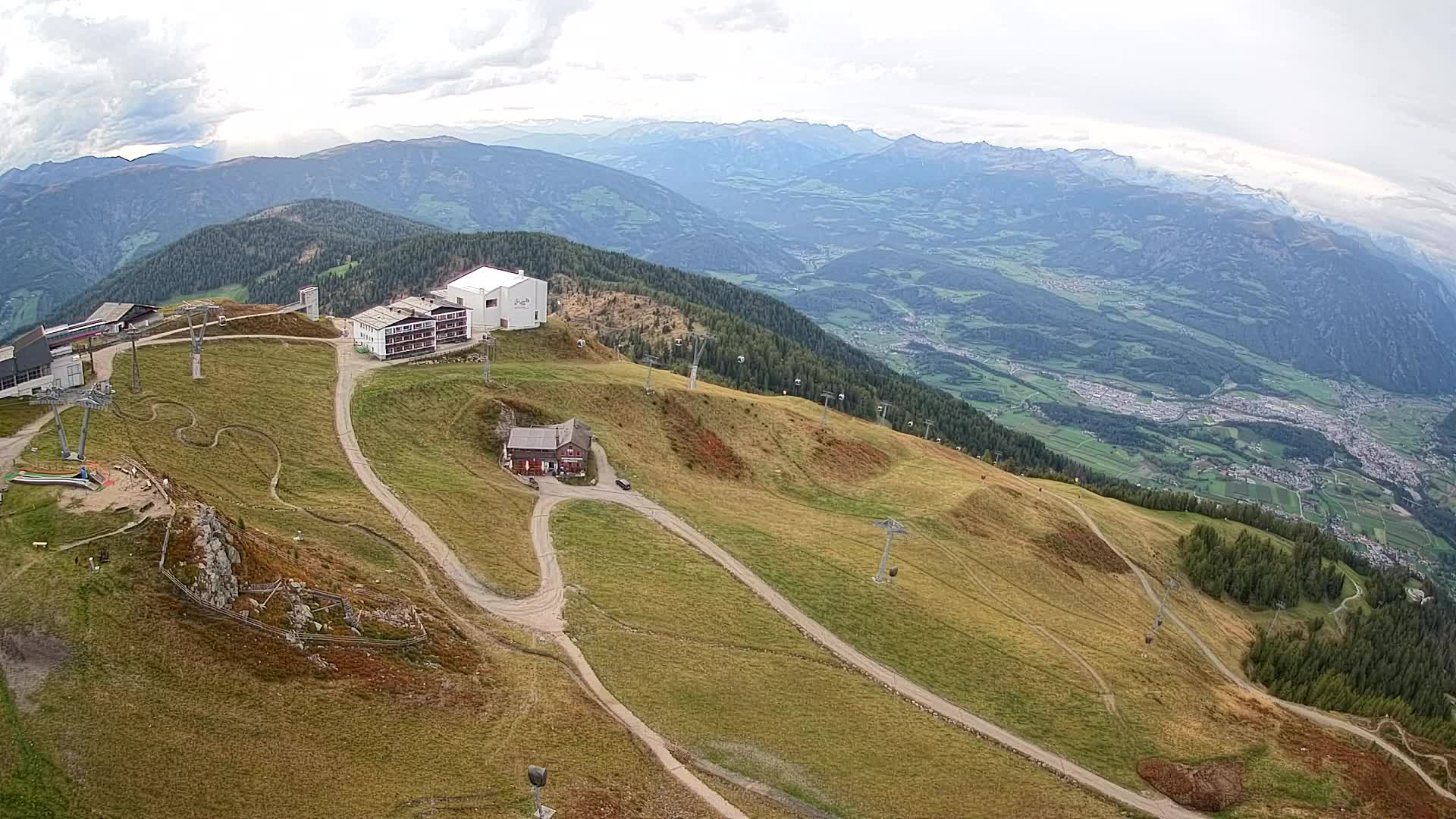 Smučišče Kronplatz – vrh | pogled na Bruneck