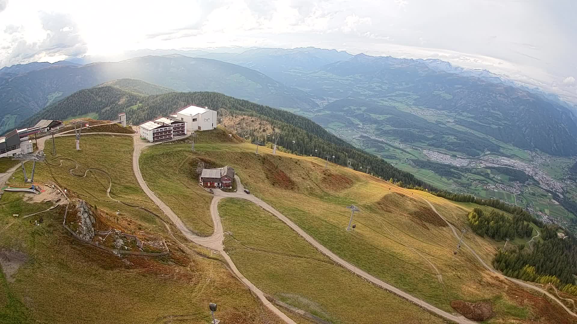 Smučišče Kronplatz – vrh | pogled na Bruneck