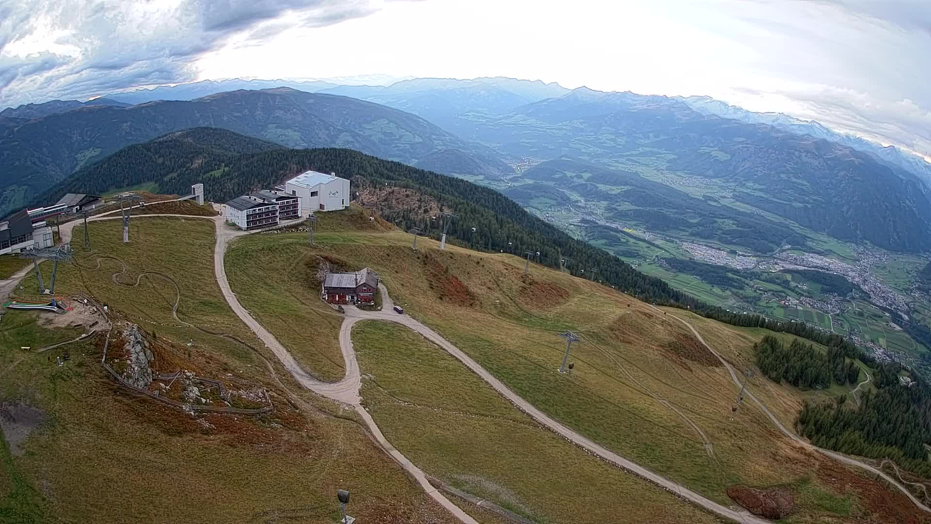 Kronplatz peak Ski resort | view to Bruneck