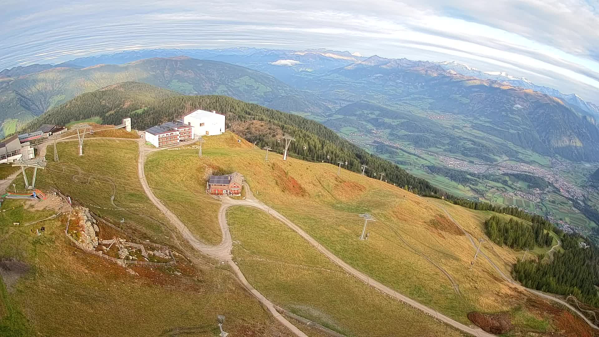 Smučišče Kronplatz – vrh | pogled na Bruneck