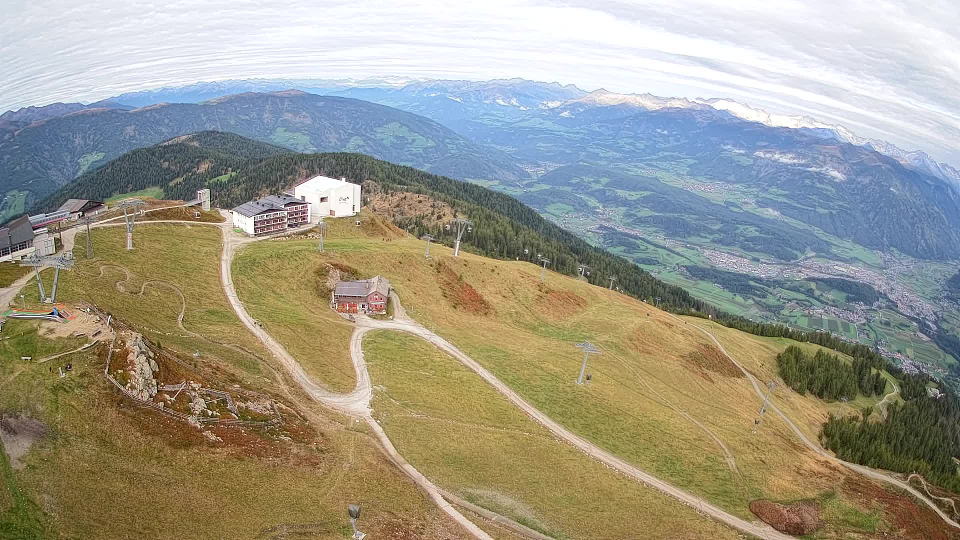 Smučišče Kronplatz – vrh | pogled na Bruneck