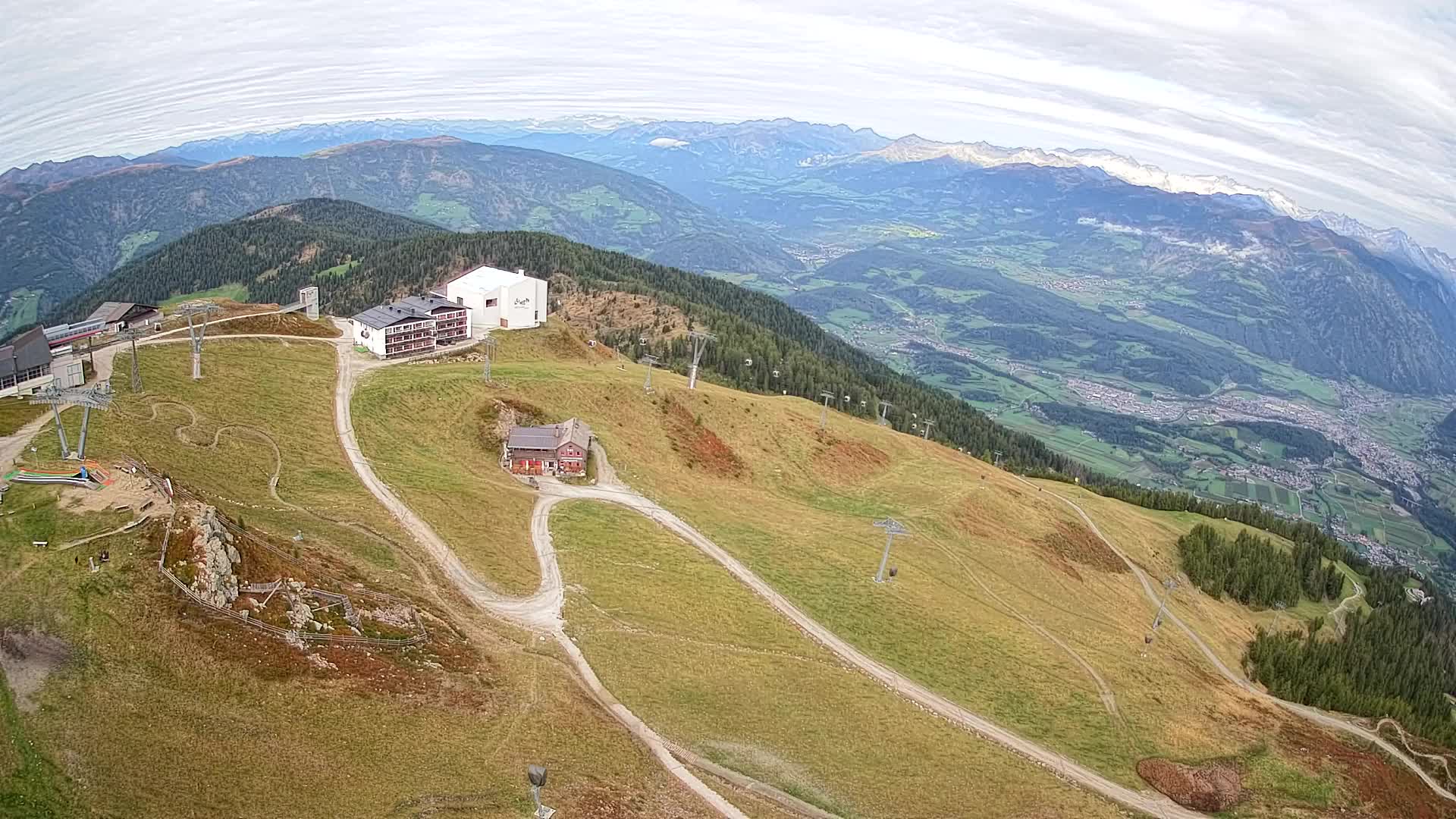 Smučišče Kronplatz – vrh | pogled na Bruneck