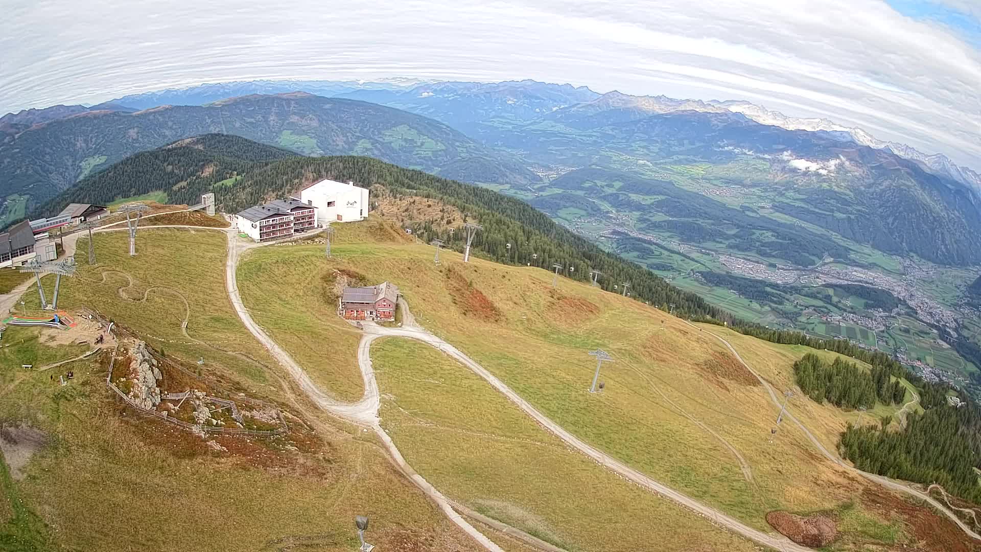 Stazione sciistica di Plan de Corones | vista su Brunico