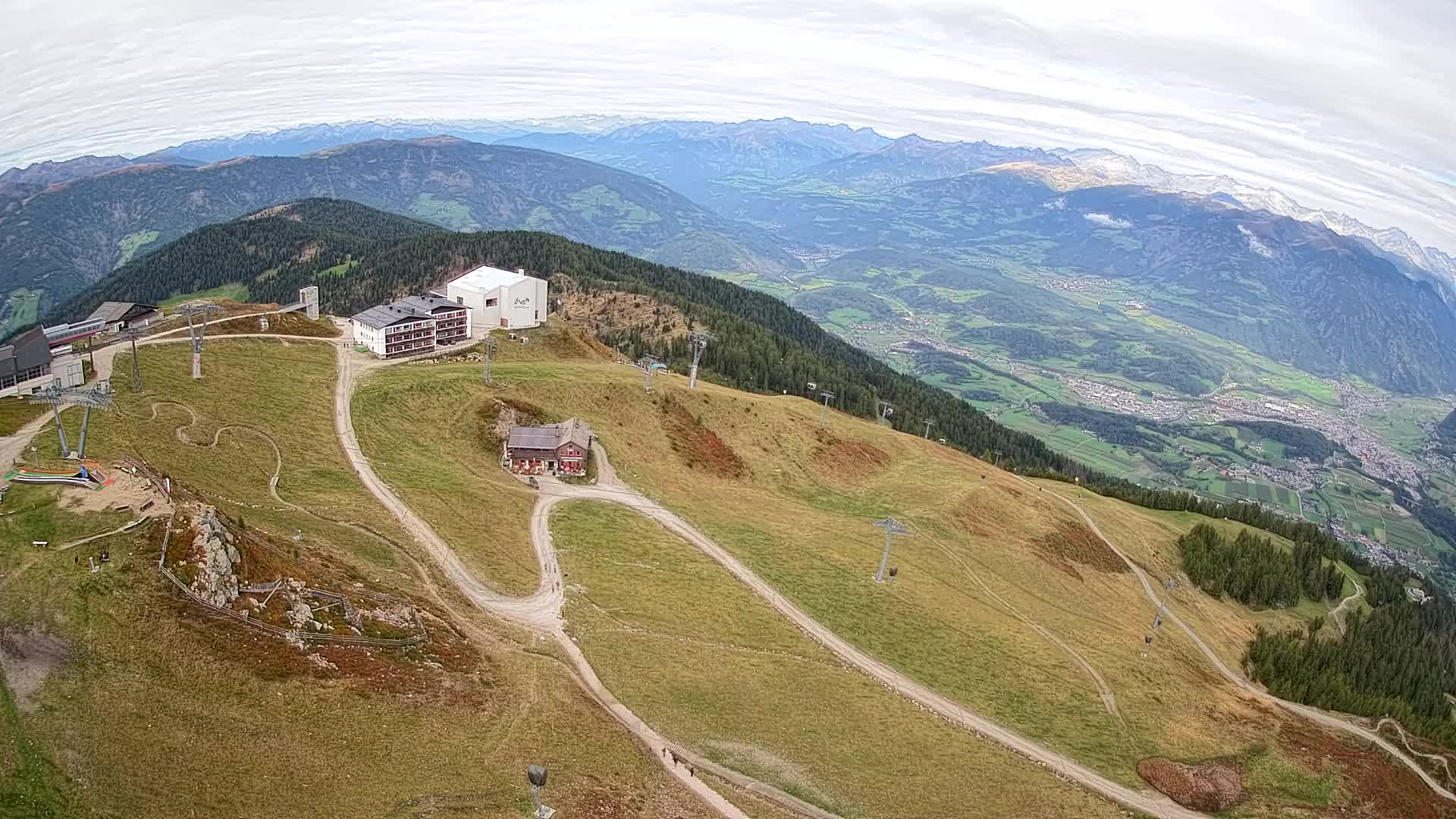 Smučišče Kronplatz – vrh | pogled na Bruneck