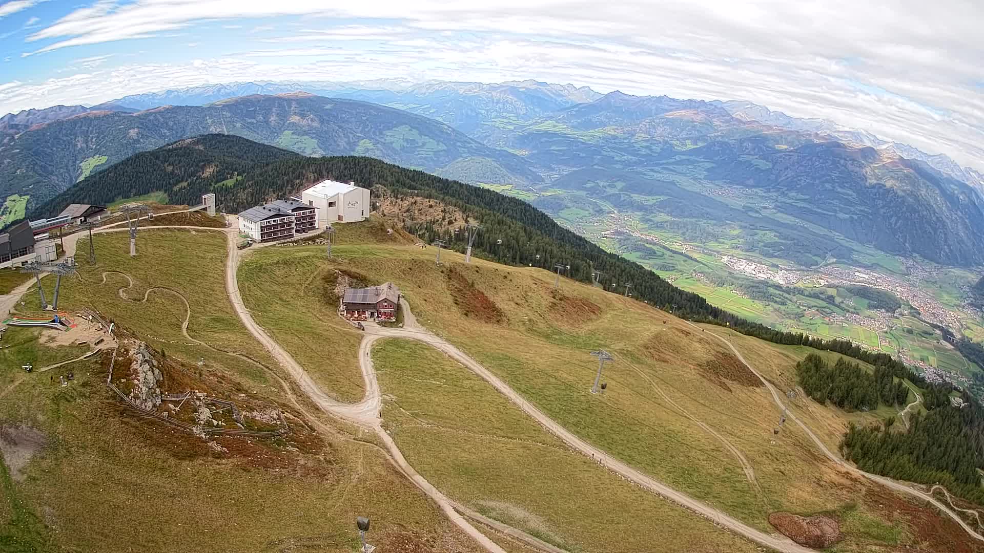 Smučišče Kronplatz – vrh | pogled na Bruneck