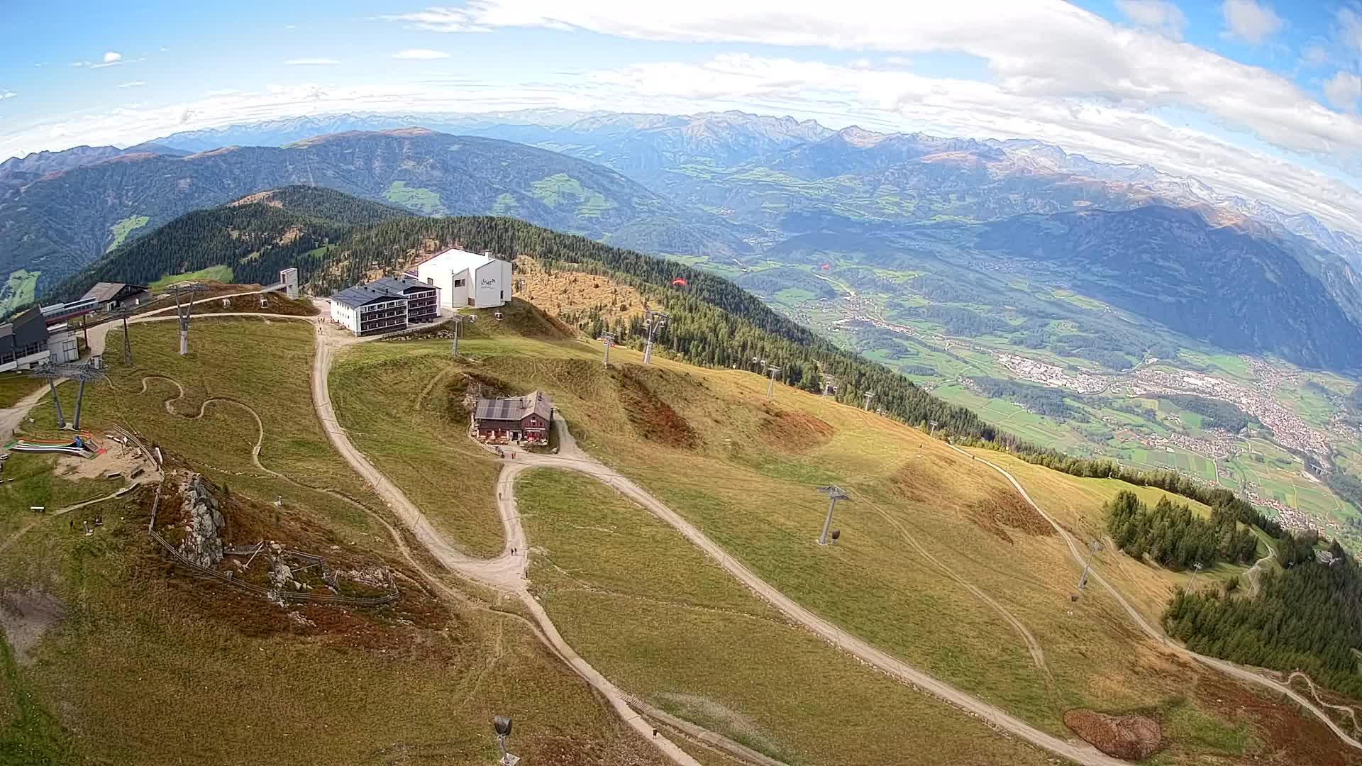 Stazione sciistica di Plan de Corones | vista su Brunico